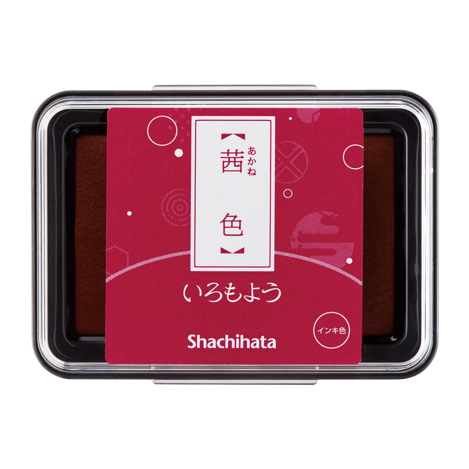 Shachihata Iromoyo Ink Pad - Dark Red