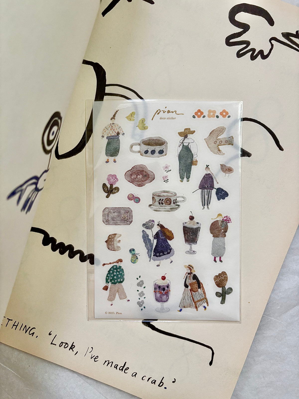 Pion - Artsy Washi Sticker Sheet
