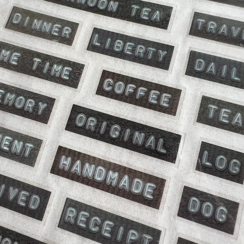 Liberty.hk - Typed Labels Transfer Sticker