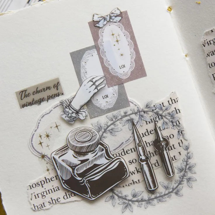 Loi Design - Whispers of Late Spring Foil Label Sticker Tape