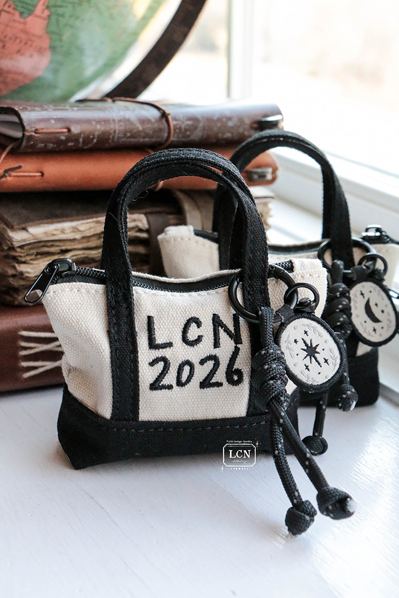 LCN - Mini Tote Stationery Set - Brown Cover