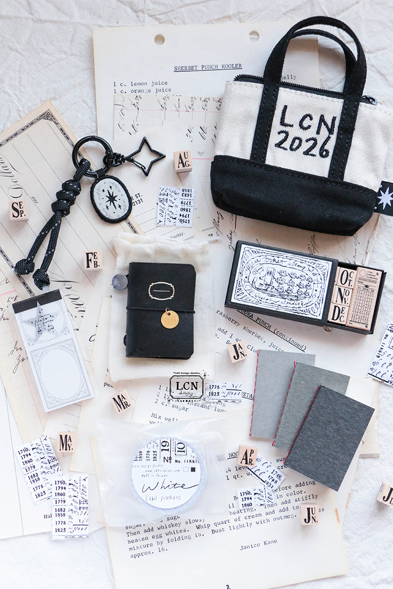 LCN - Mini Tote Stationery Set - Black Cover