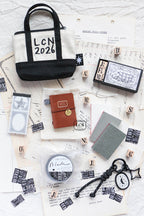 LCN - Mini Tote Stationery Set - Brown Cover