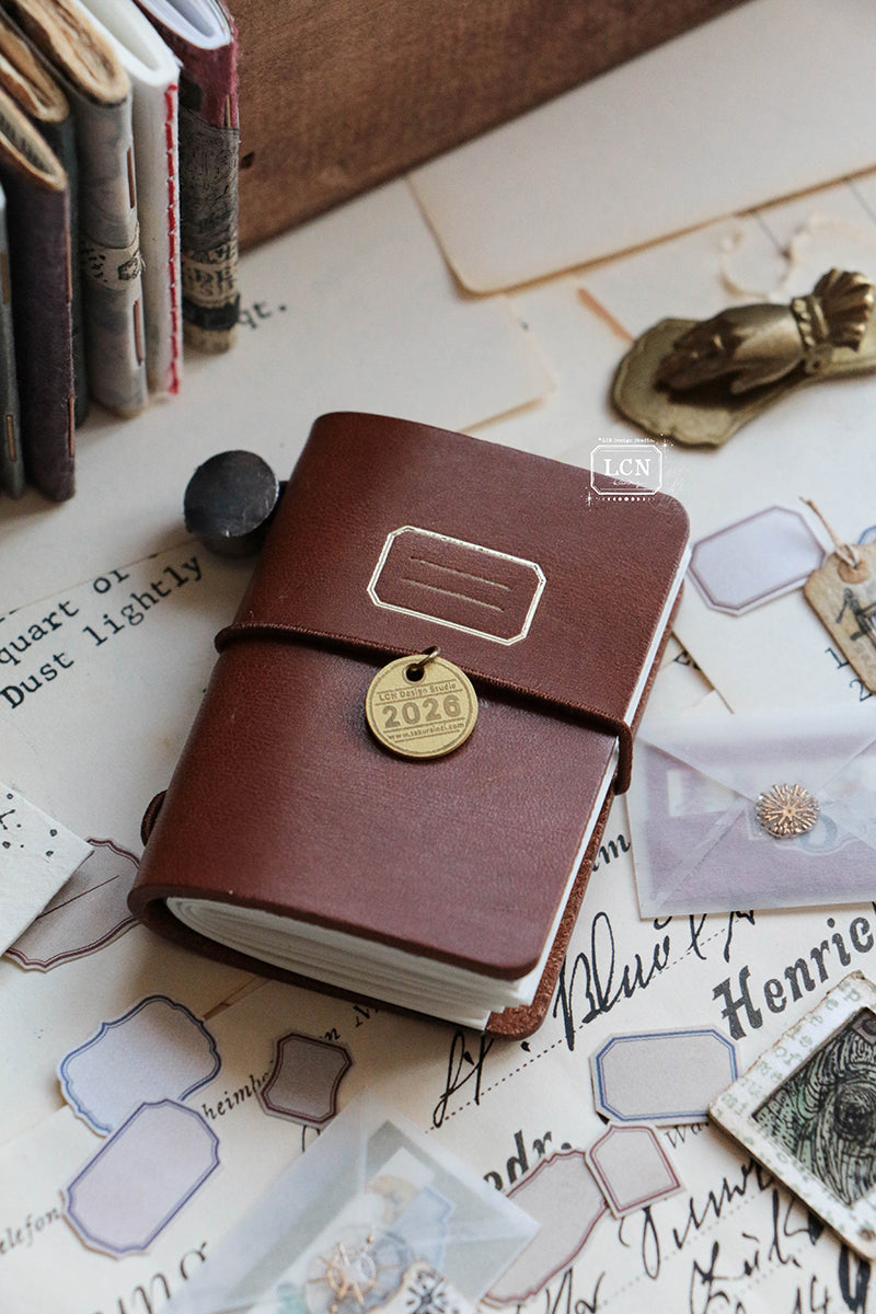 LCN - Mini Tote Stationery Set - Brown Cover