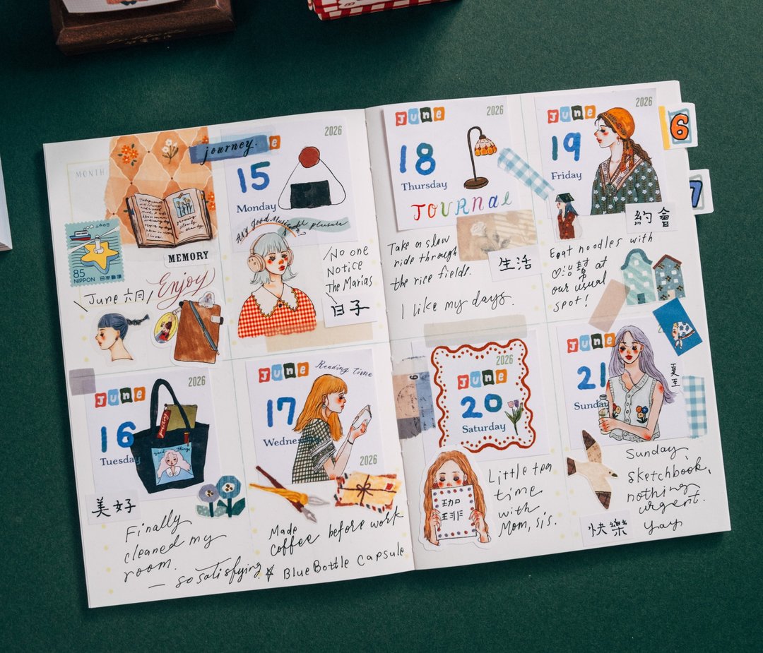 La Dolce Vita - Calendar Sticker Set