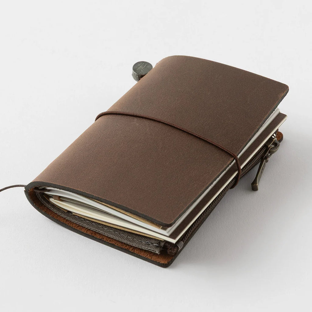 Traveler's Notebook Card Size 20th Anniversary Set - Brown