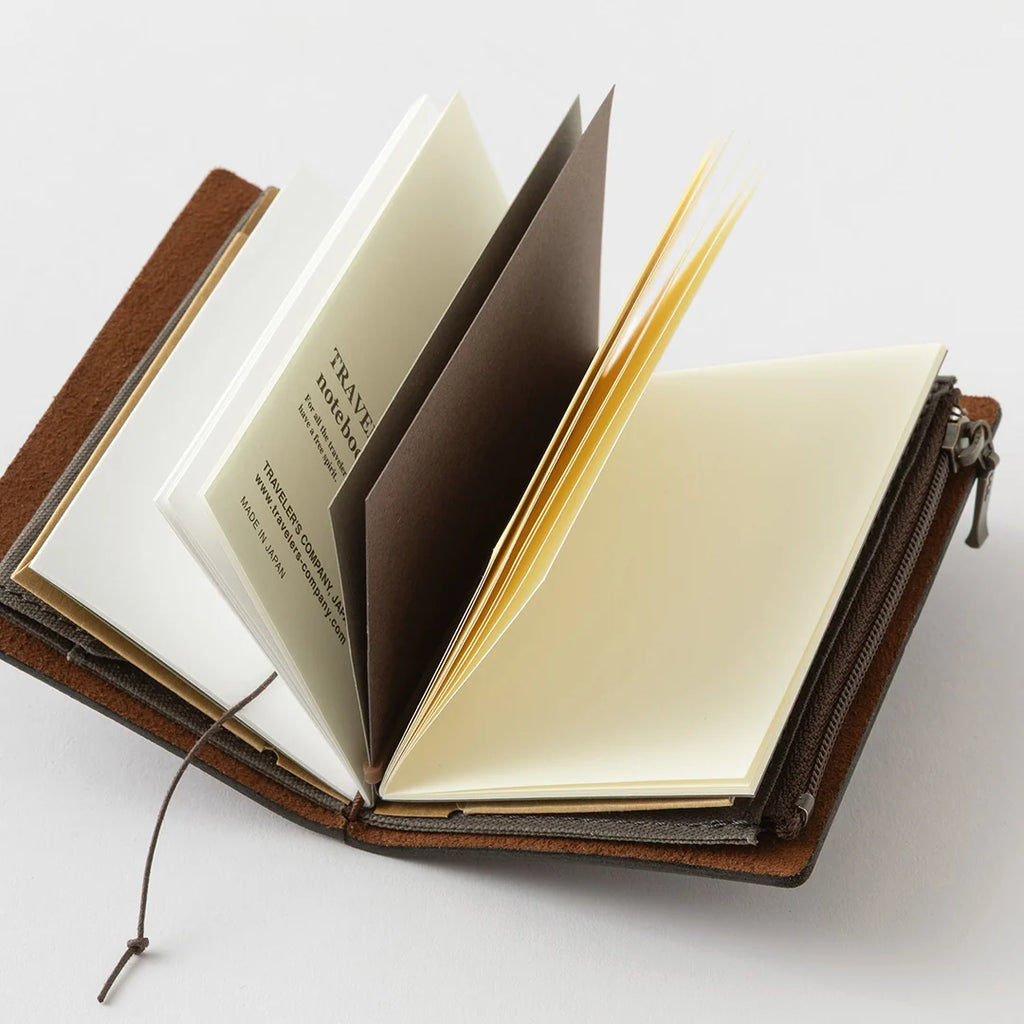 Traveler's Notebook Card Size 20th Anniversary Set - Brown
