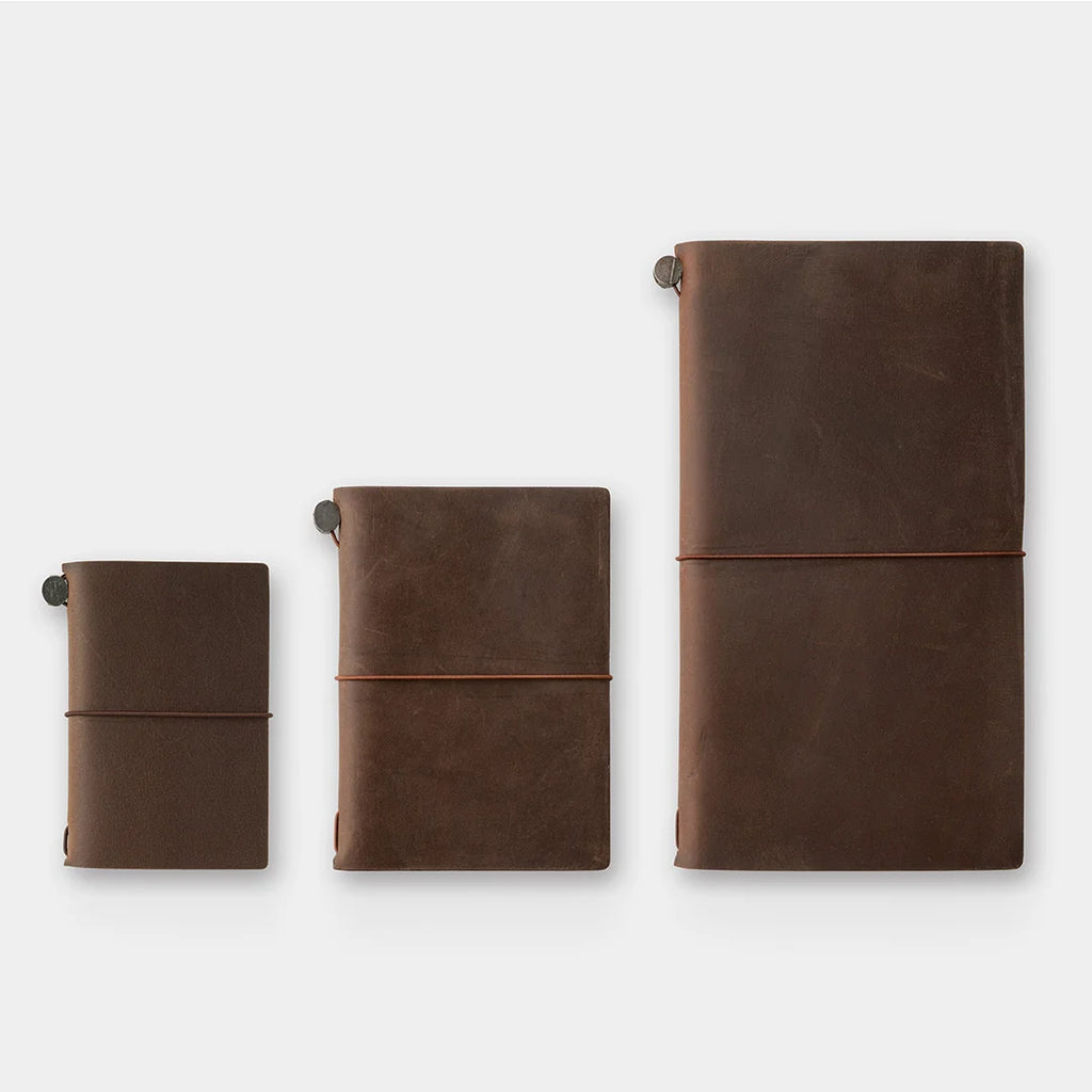 Traveler's Notebook Card Size 20th Anniversary Set - Brown