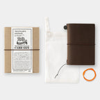 Traveler's Notebook Card Size 20th Anniversary Set - Brown