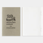 Traveler's Notebook Card Size 20th Anniversary Set - Brown