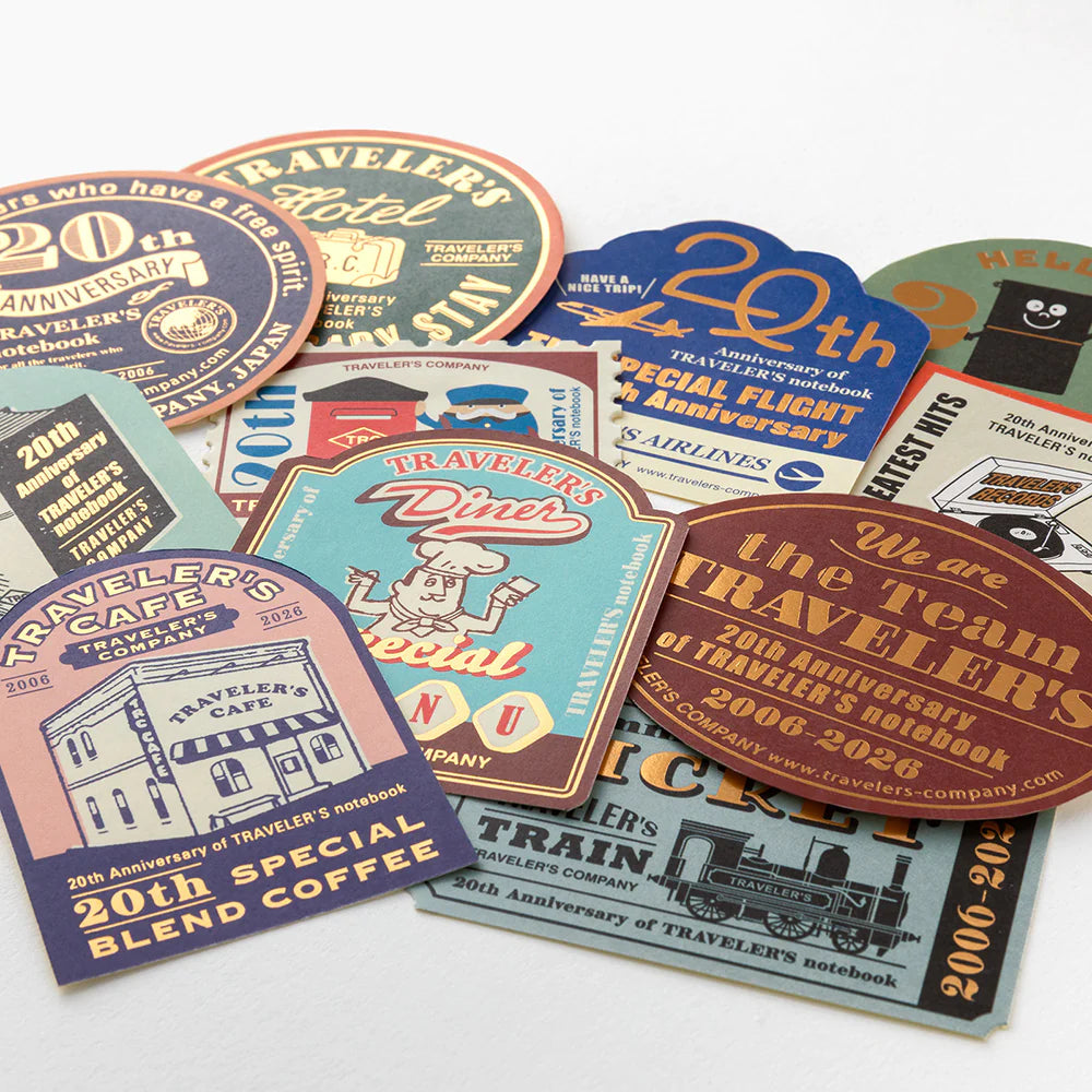 Traveler's Notebook 20th Anniversary Customization Set