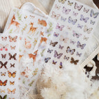 Loi Design - Deer & Butterfly Transfer Sticker