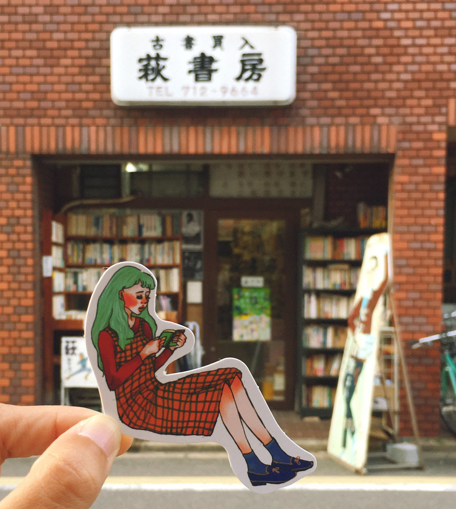 La Dolce Vita - Stationery Shop Girl Sticker Set with Tin Box