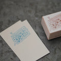 [Pre-Order] IvySnow - The Garden Grid Rubber Stamp