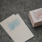 [Pre-Order] IvySnow - The Garden Grid Rubber Stamp