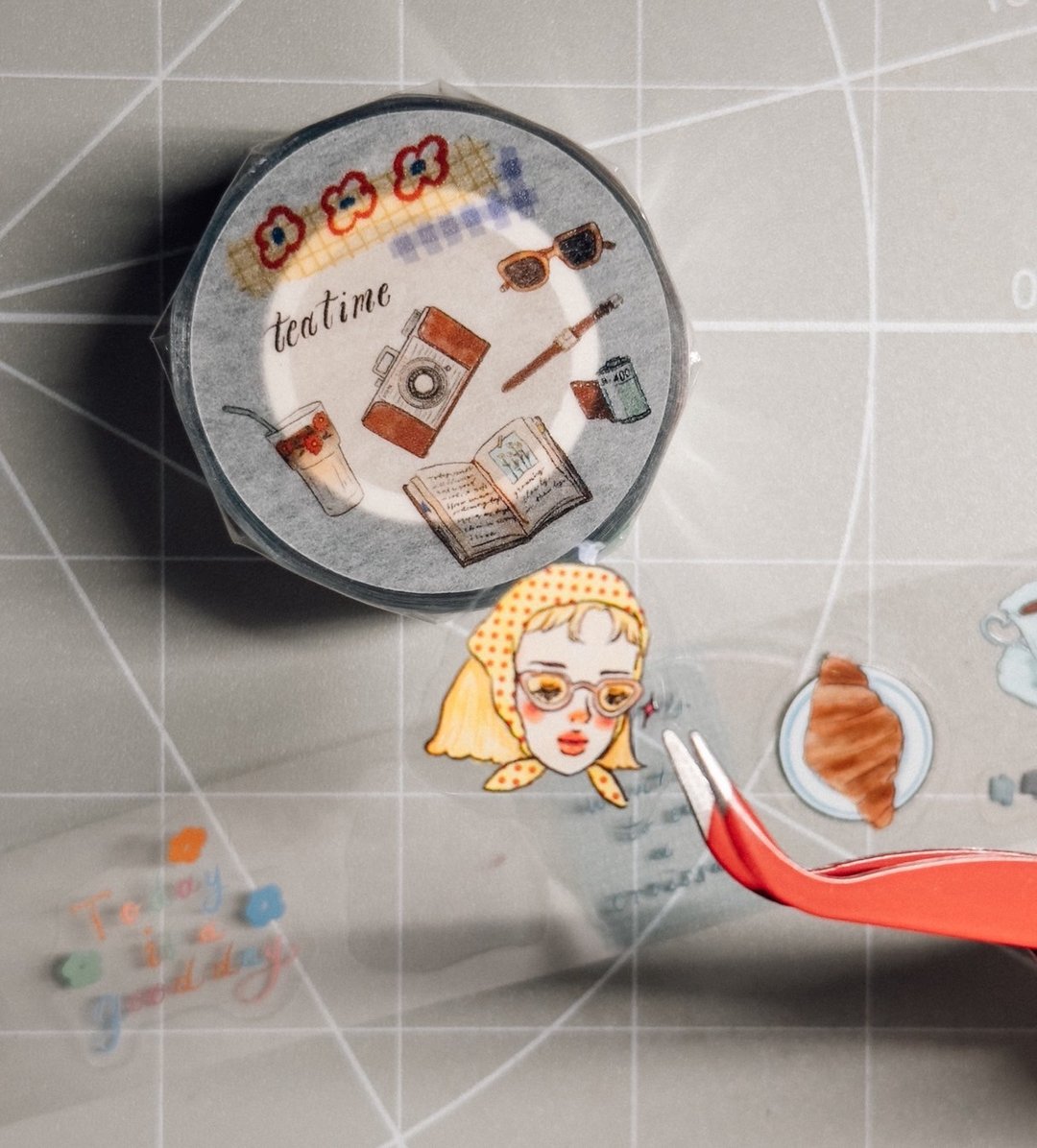 La Dolce Vita - Tea Time Die-Cut PET Tape