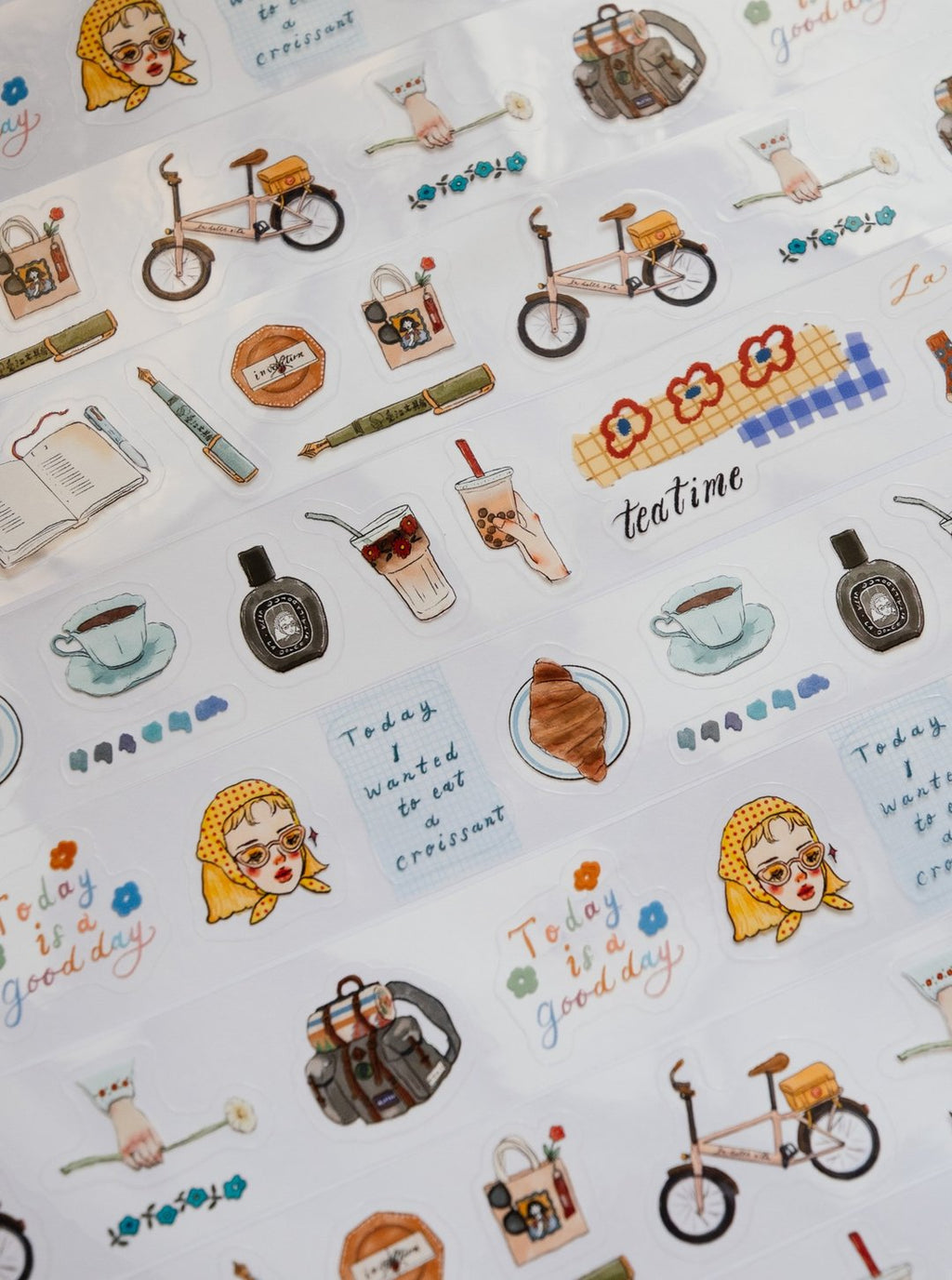 La Dolce Vita - Tea Time Die-Cut PET Tape