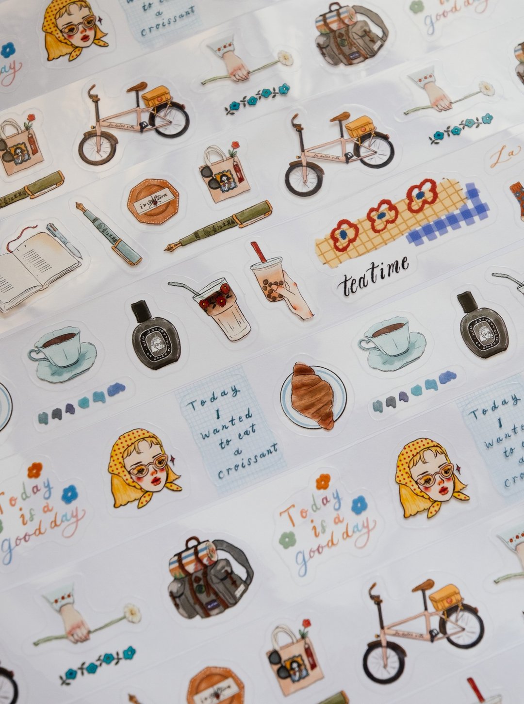 La Dolce Vita - Tea Time Die-Cut PET Tape