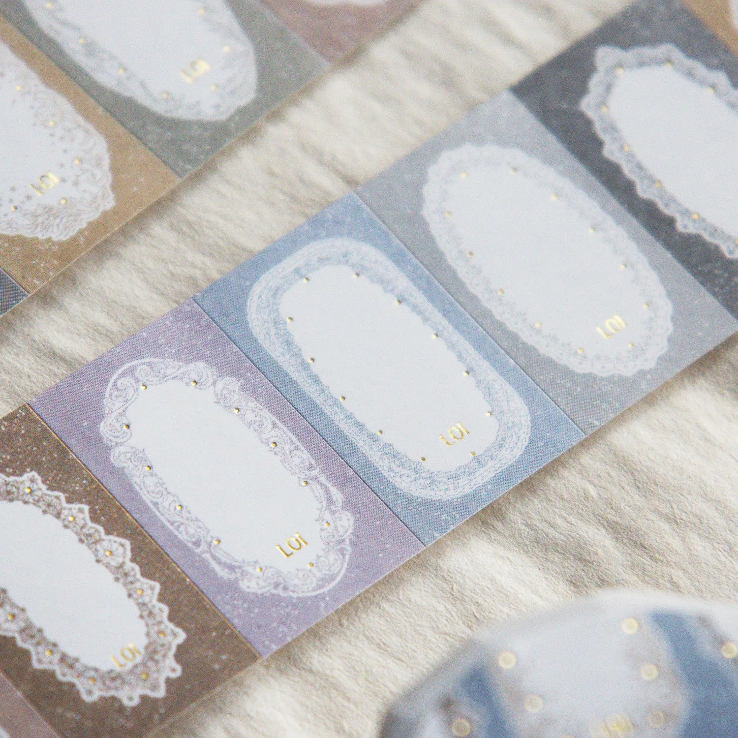 Loi Design - Whispers of Late Spring Foil Label Sticker Tape
