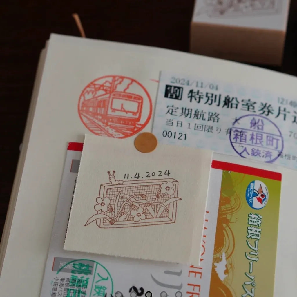 [Pre-Order] IvySnow - The Garden Grid Rubber Stamp