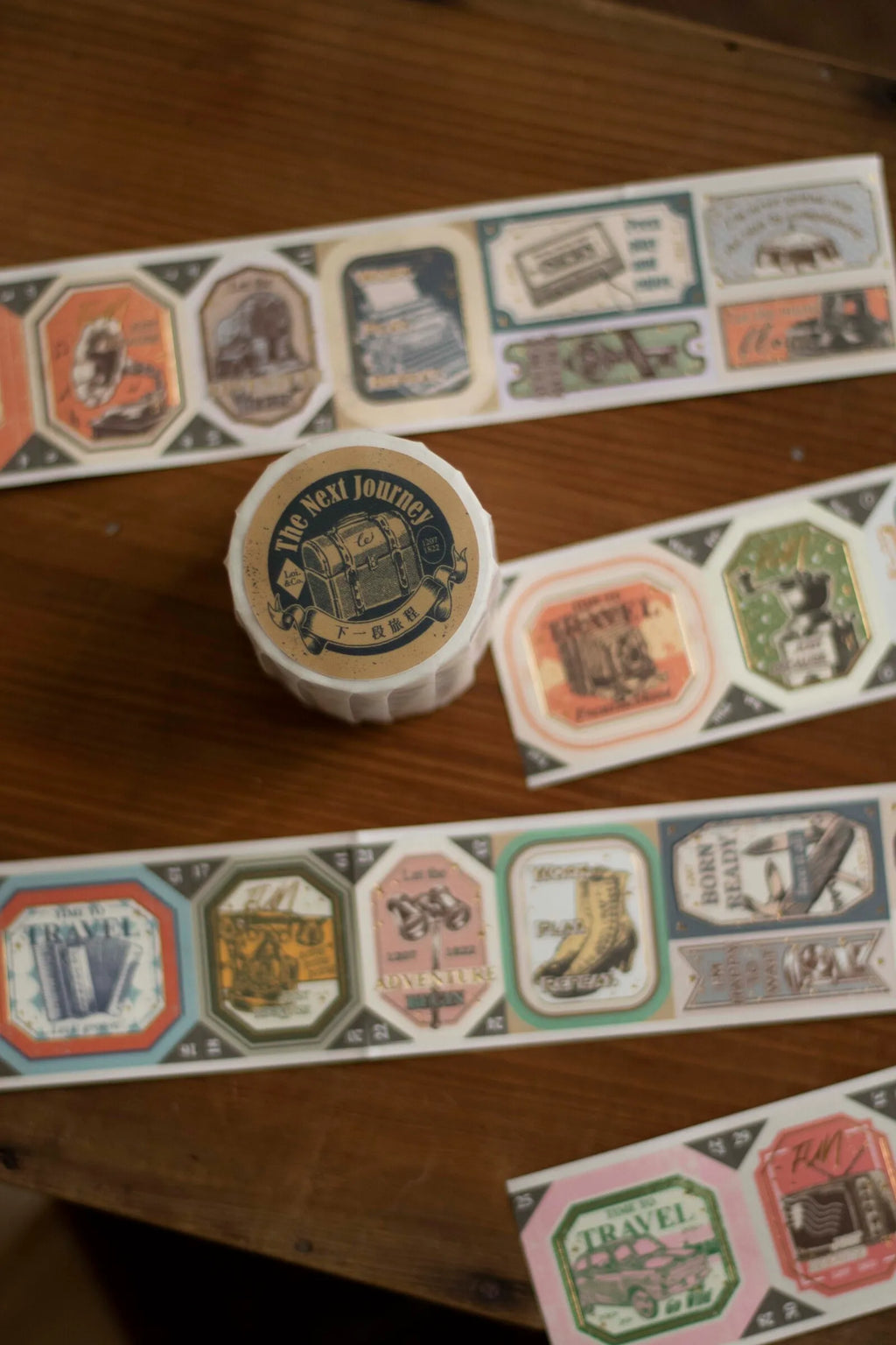 Loi Design - The Next Journey Die-Cut Pattern Bronzing Tape
