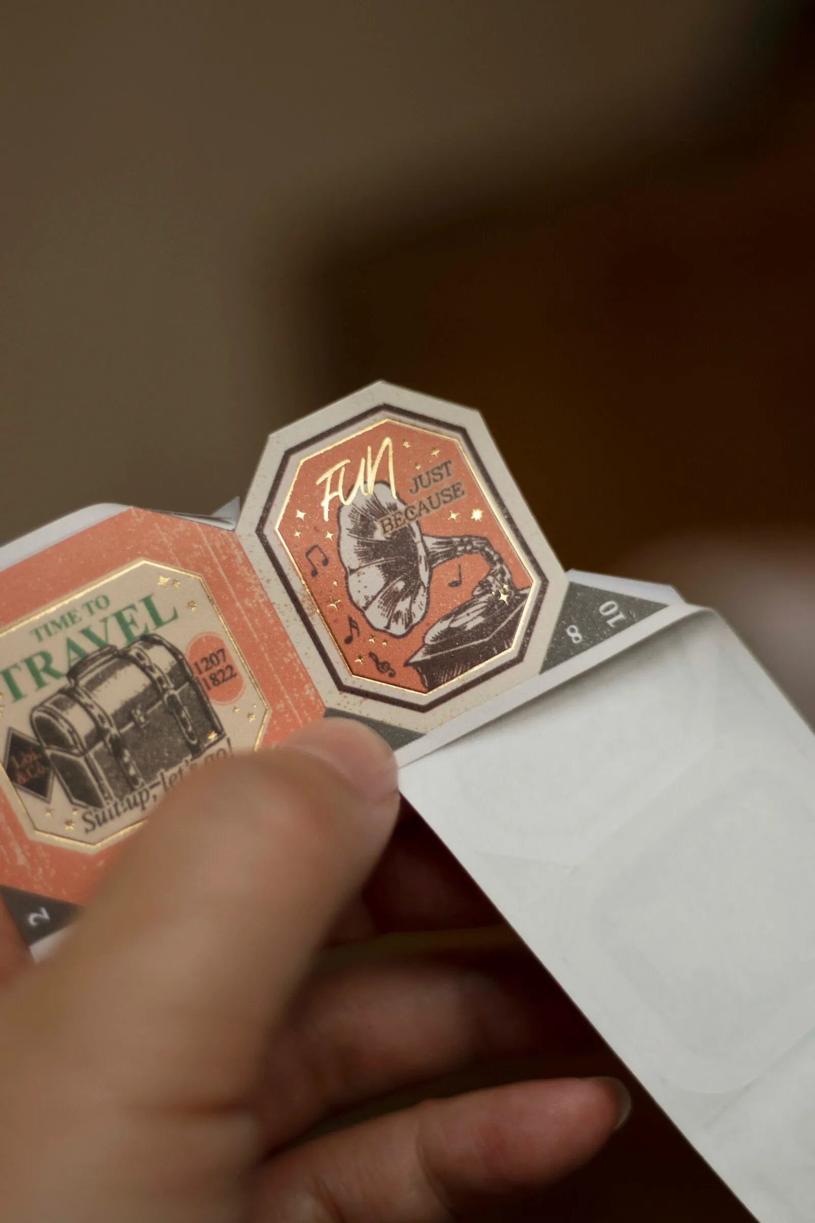 Loi Design - The Next Journey Die-Cut Pattern Bronzing Tape