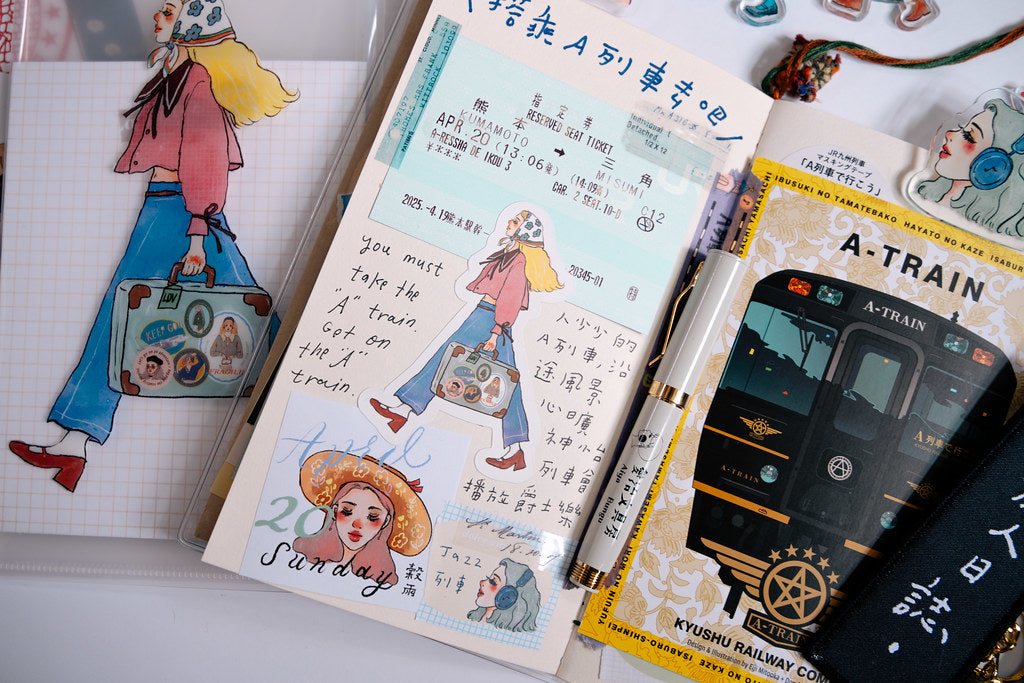 La Dolce Vita - We Move Forward Happily Tin Box Sticker Set