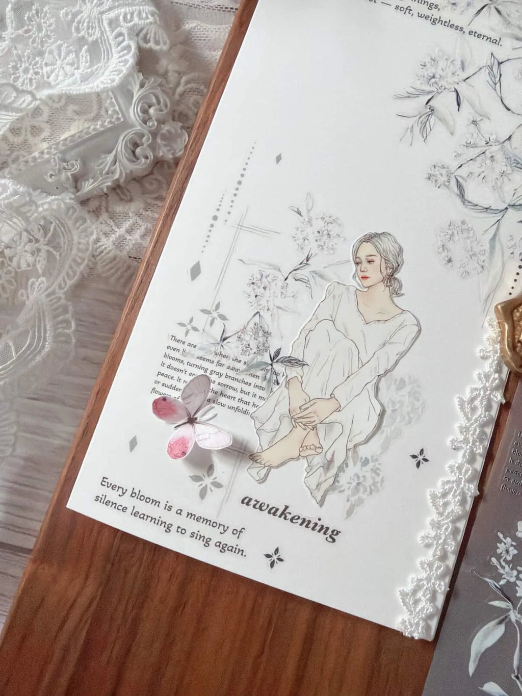 Loi Design - Collecting Lily of the Valley Diecut Matte PET