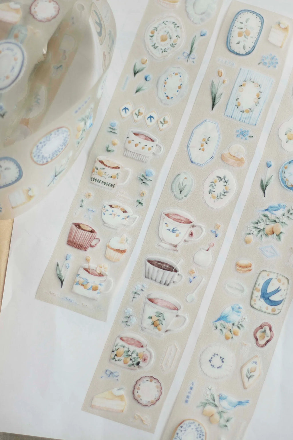 Loi Design - Lemon Afternoon Tea Die-cut Starry PET Tape