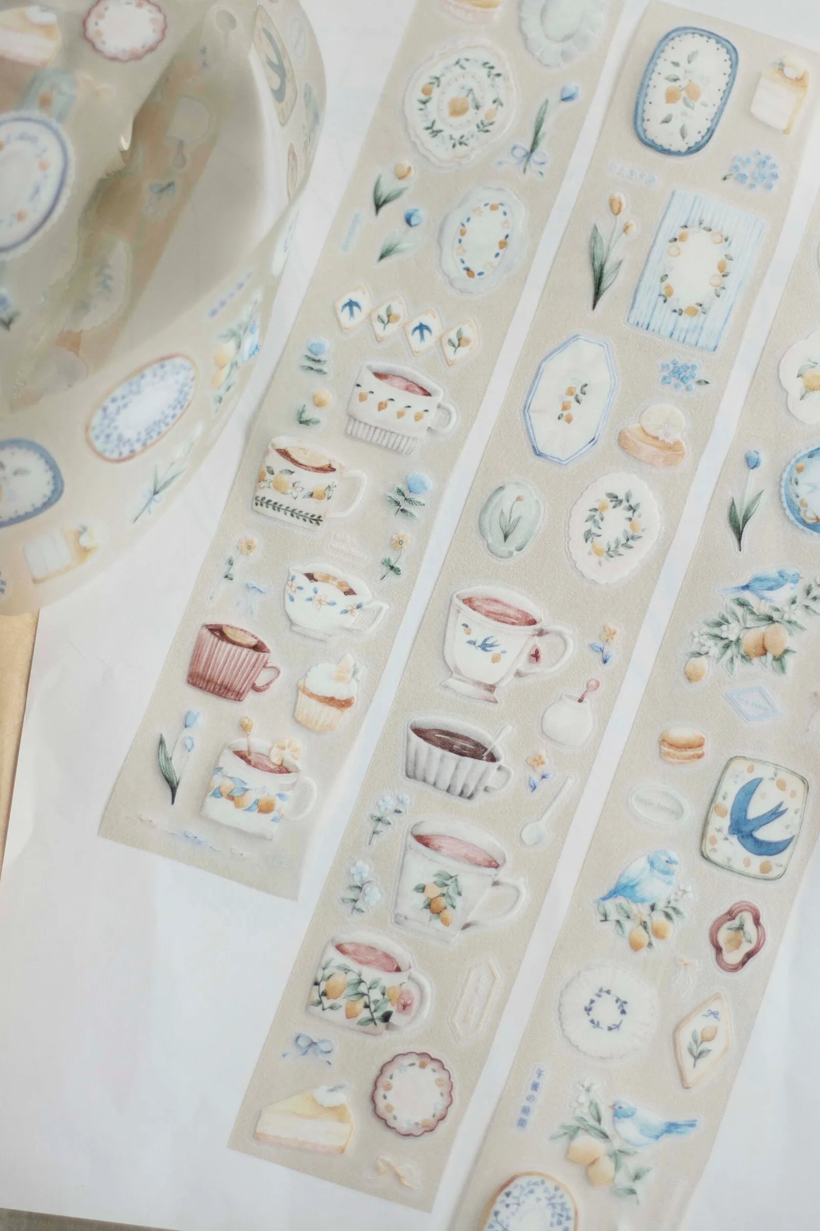 Loi Design - Lemon Afternoon Tea Die-cut Starry PET Tape