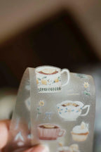 Loi Design - Lemon Afternoon Tea Die-cut Starry PET Tape
