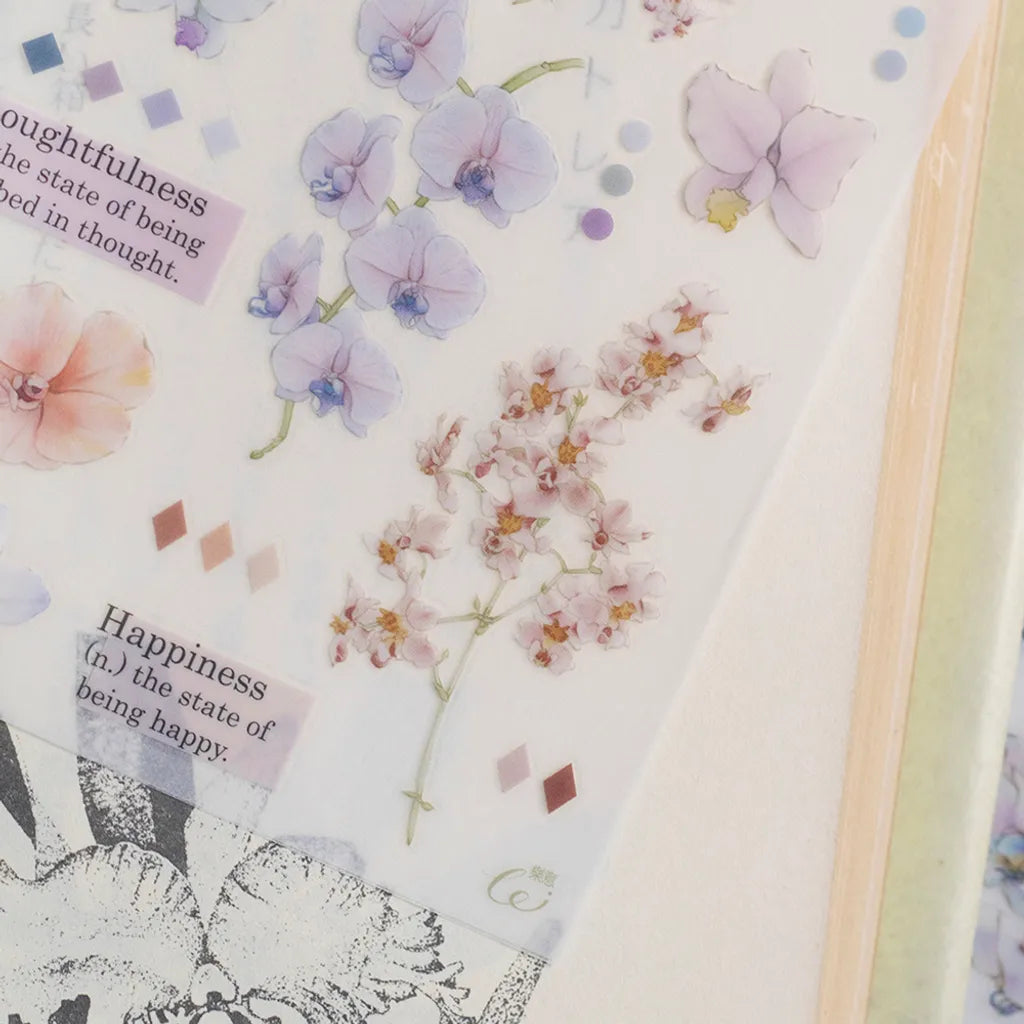 Loi Design - Orchid Transfer Sticker