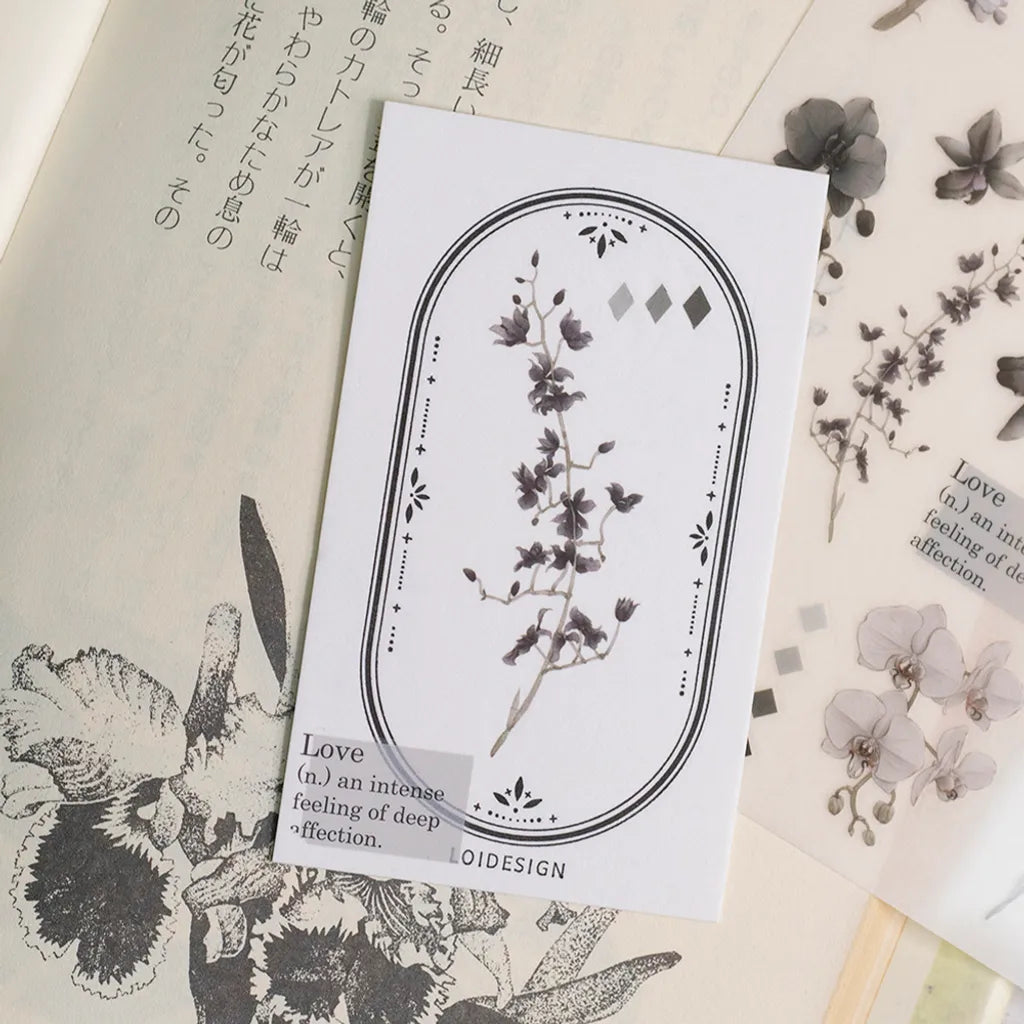 Loi Design - Orchid Transfer Sticker