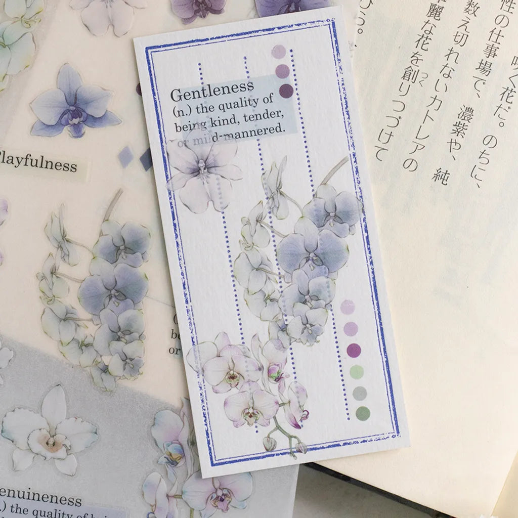Loi Design - Orchid Transfer Sticker