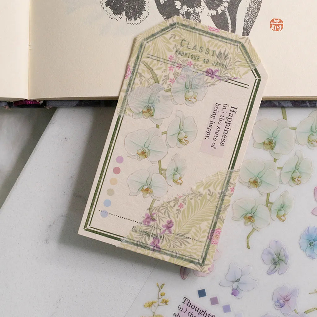 Loi Design - Orchid Transfer Sticker