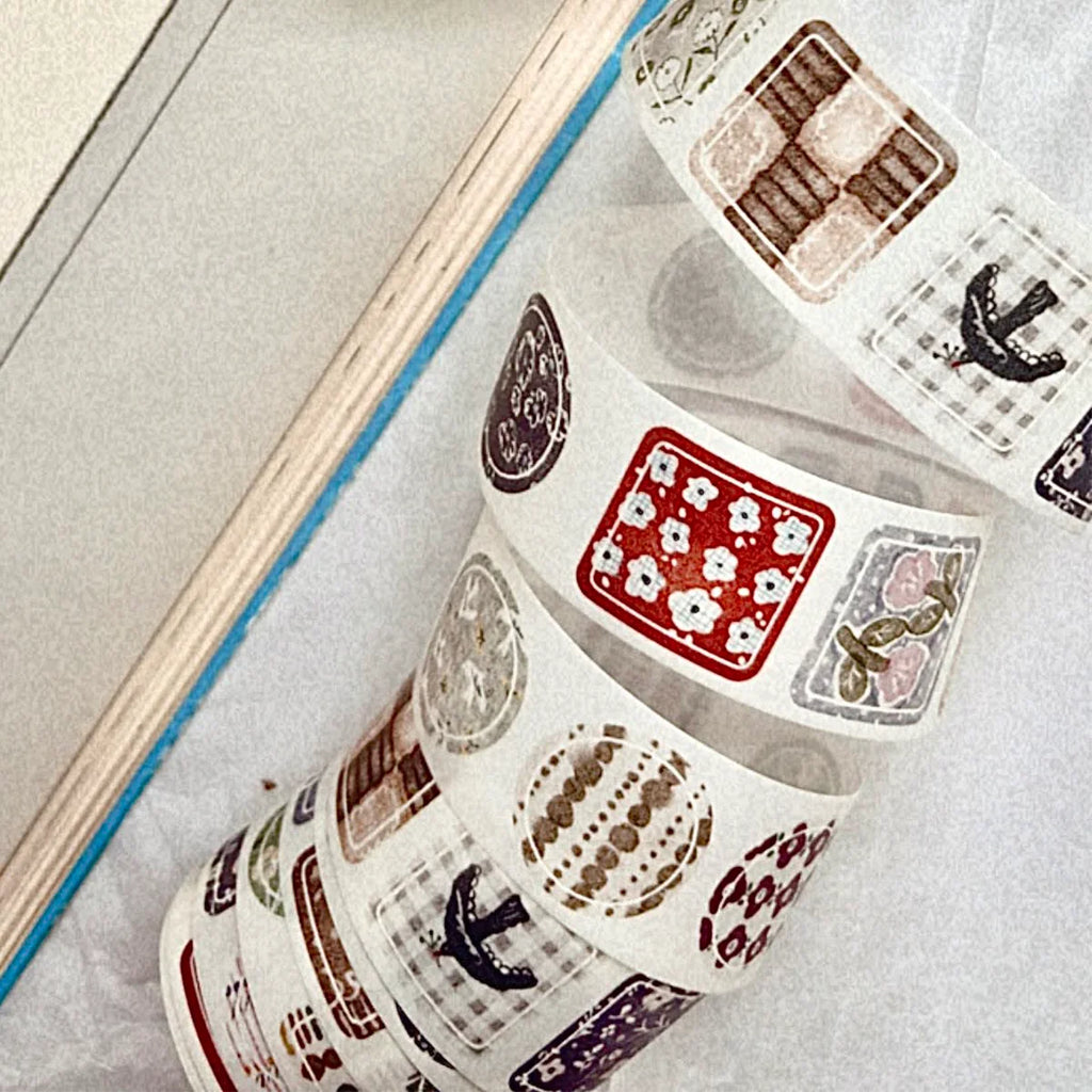 Pion - Coaster Washi Tape (Kiss-Cut)