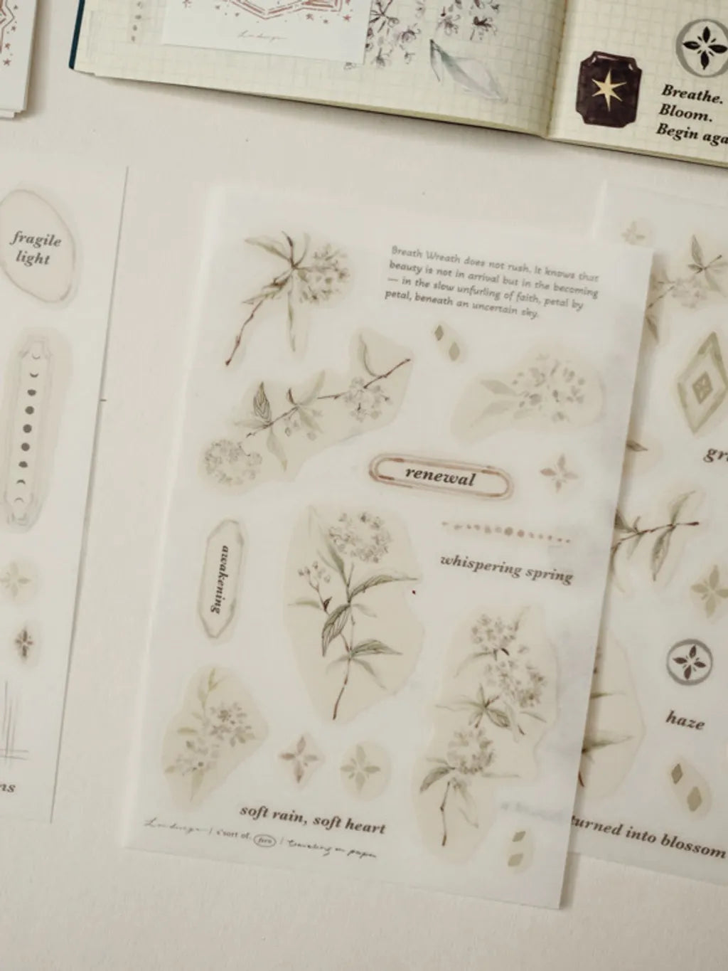 Loi Design - Bridal Wreath Transfer Sticker