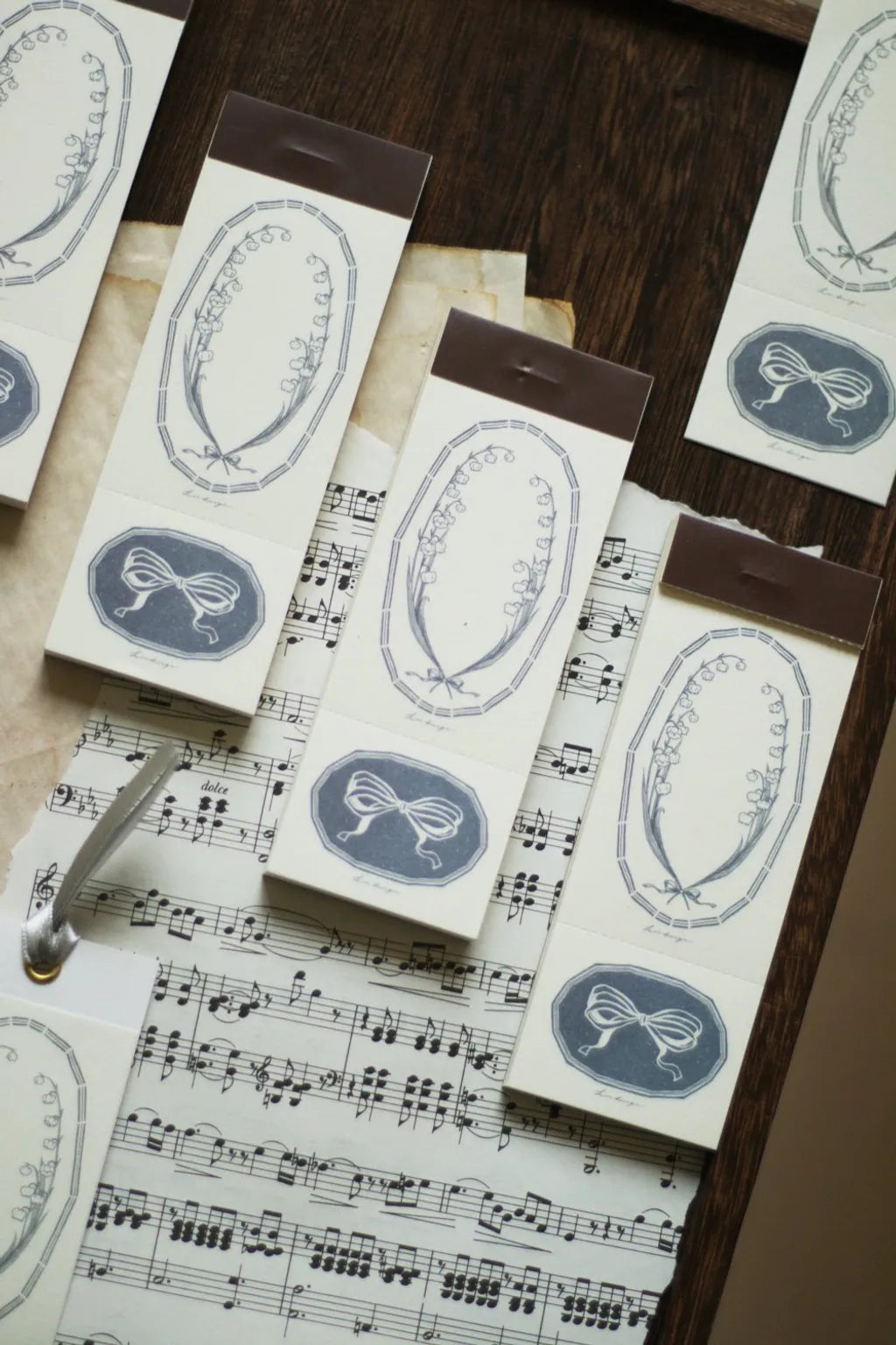 Loi Design - Collecting Lily of the Valley Notepad
