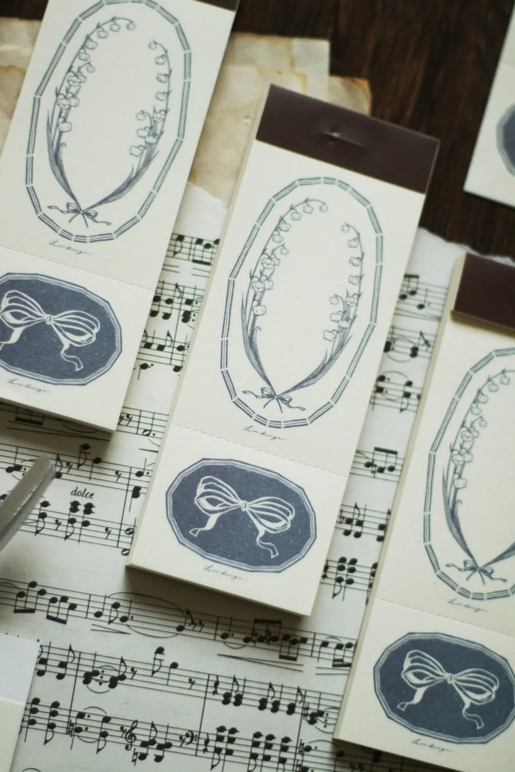 Loi Design - Collecting Lily of the Valley Notepad