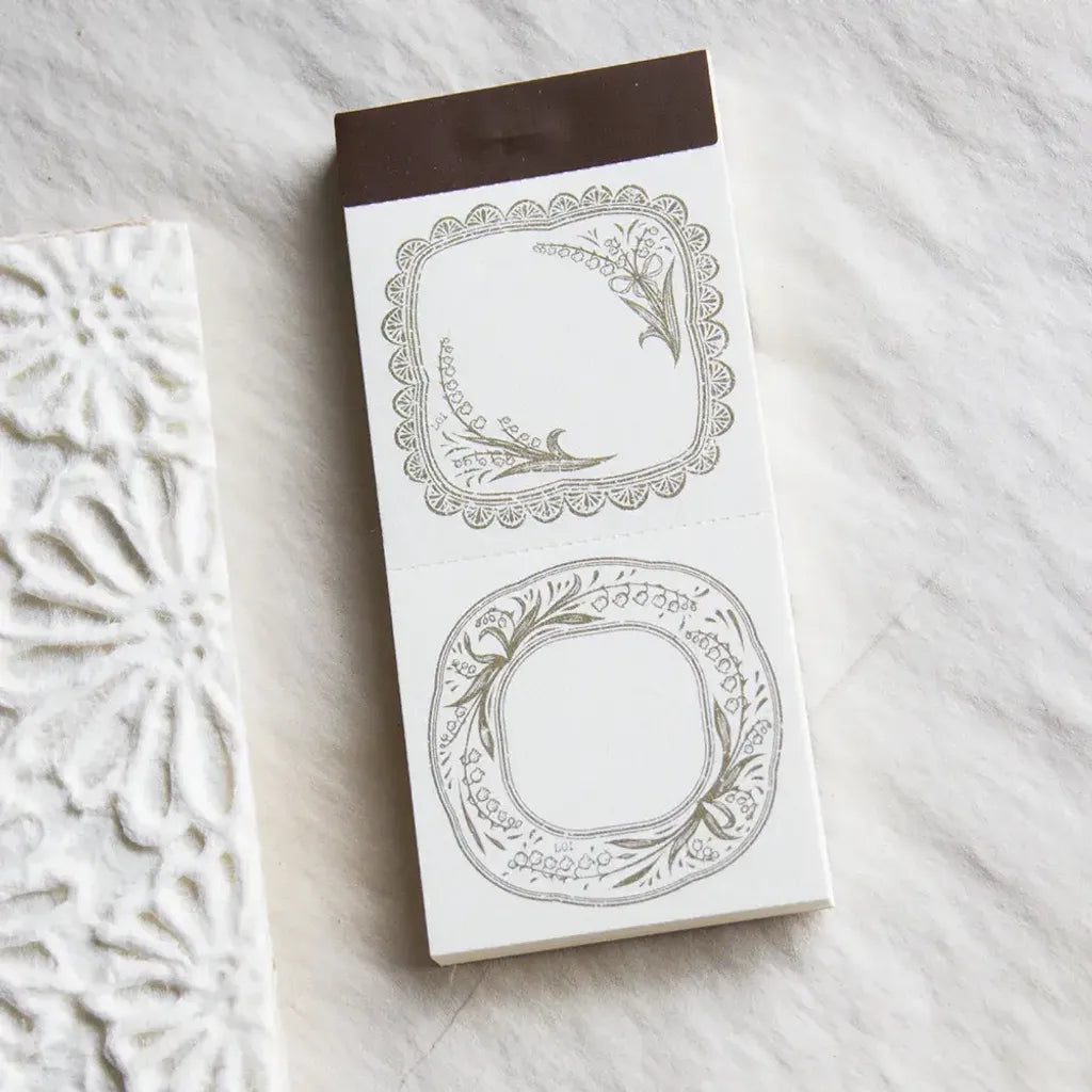 Loi Design - Lily of the Valley Notepad