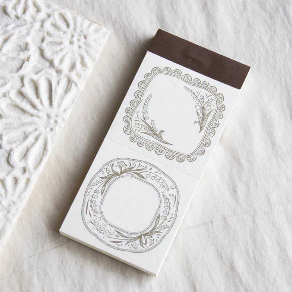 Loi Design - Lily of the Valley Notepad