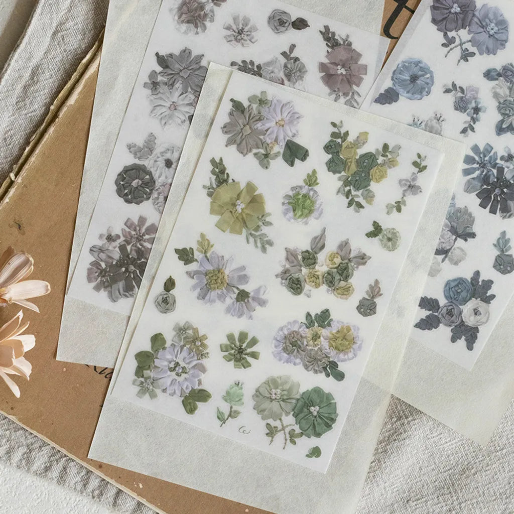 Loi Design - Embroidery Ribbon Transfer Sticker