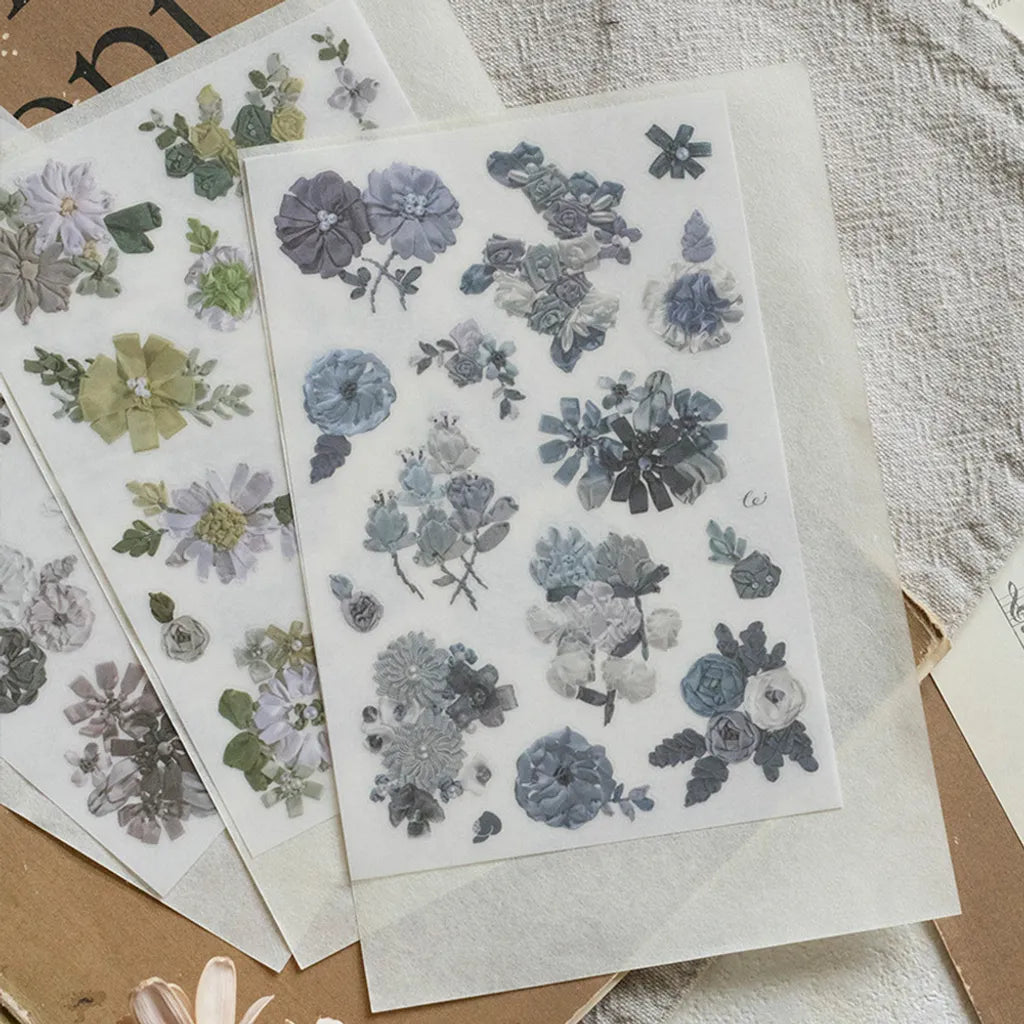 Loi Design - Embroidery Ribbon Transfer Sticker