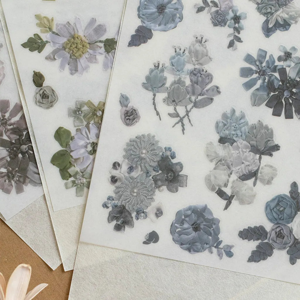 Loi Design - Embroidery Ribbon Transfer Sticker