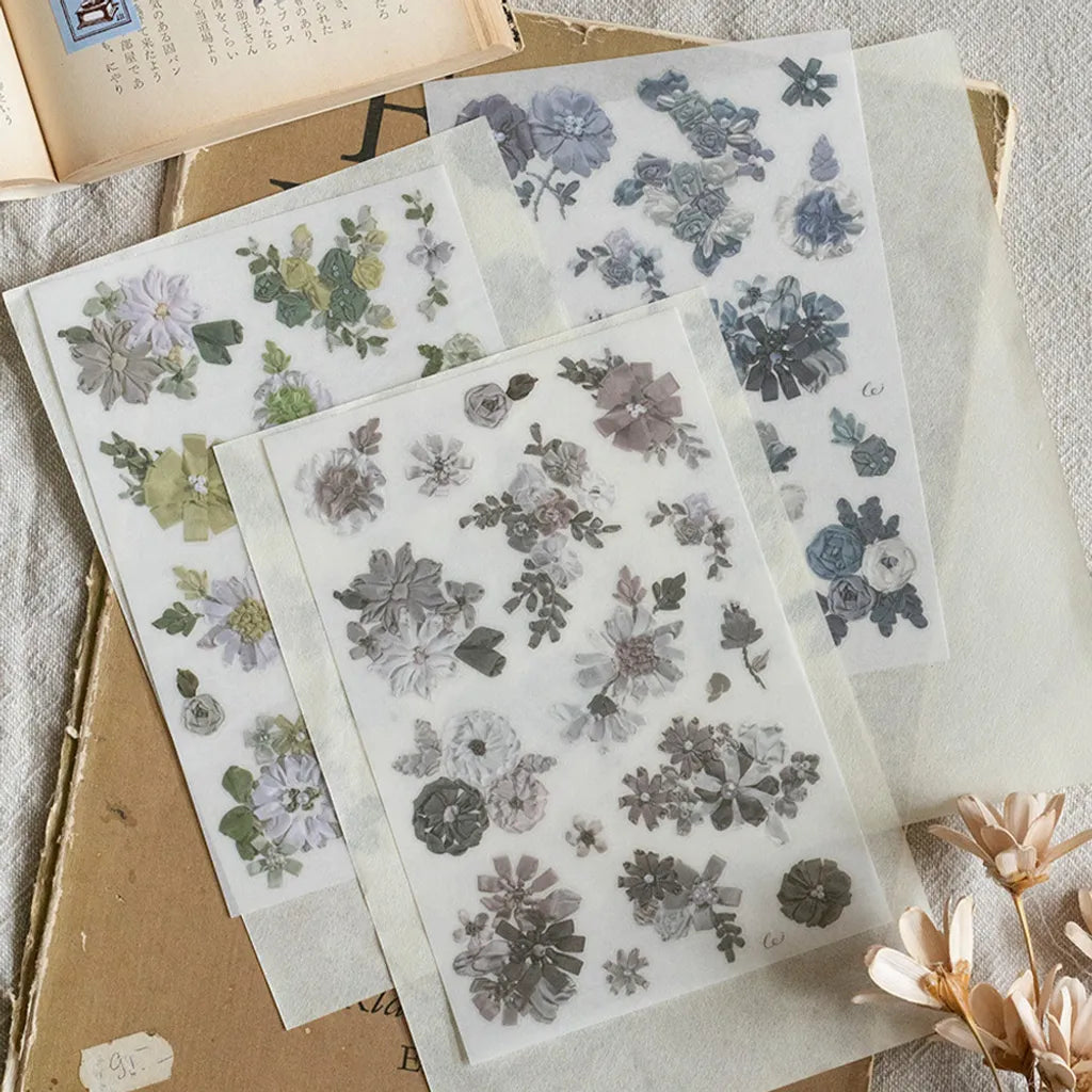 Loi Design - Embroidery Ribbon Transfer Sticker