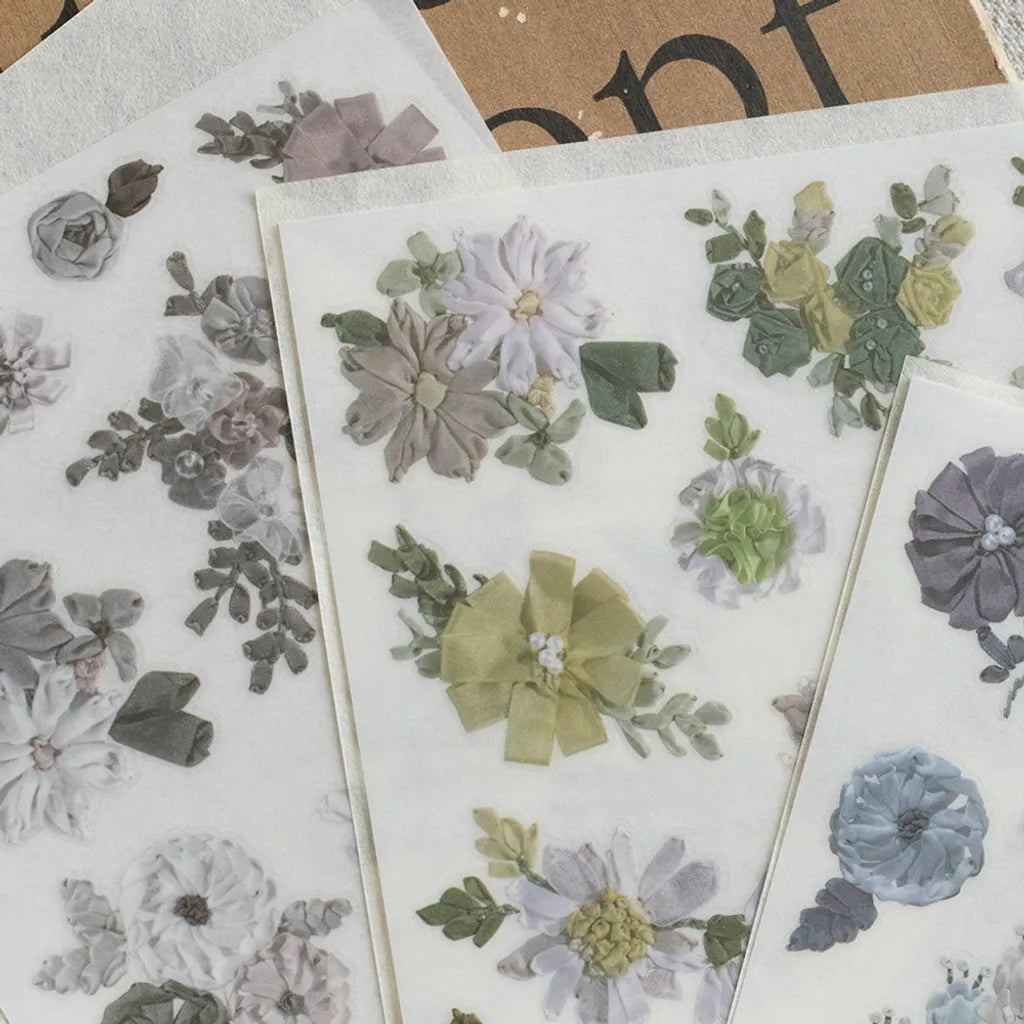 Loi Design - Embroidery Ribbon Transfer Sticker