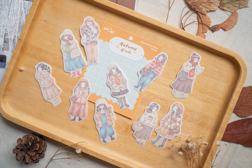 Sho Little Happiness - Autumn Girls Sticker Pack