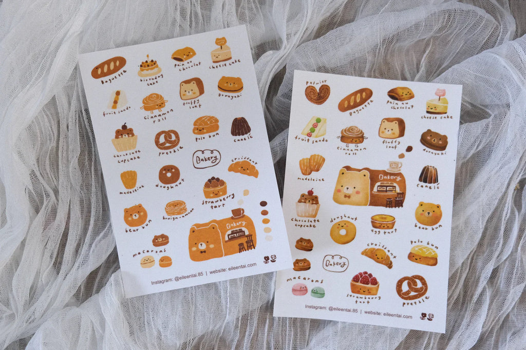Eileen Tai - Bearkery Stickers