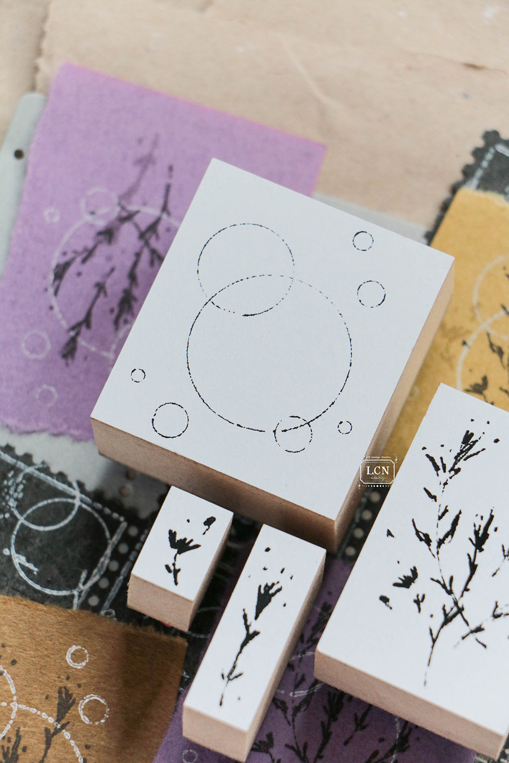 [PRE-ORDER] LCN - Bubble Background Stamp