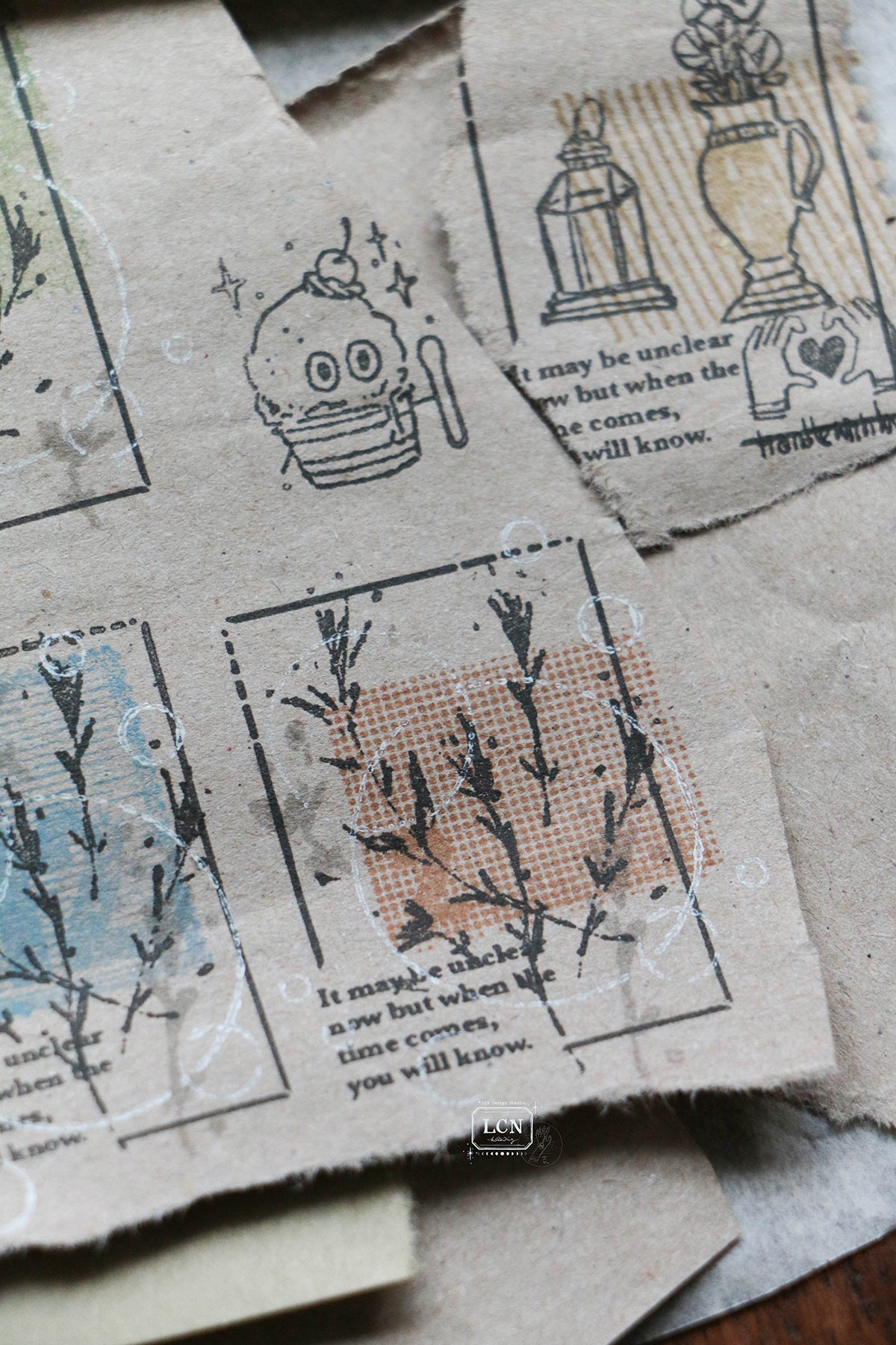 [PRE-ORDER] LCN - Bubble Background Stamp